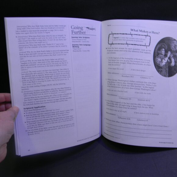 BJ Book Links Journey into Literature, A Father's Promise Homeschool Lessons - Picture 3 of 4